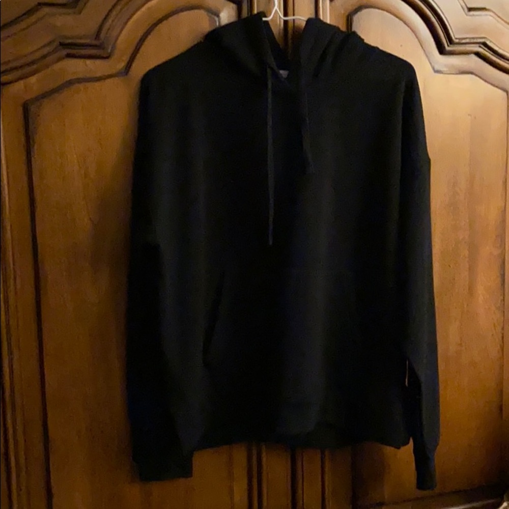 Britney Black hoodie polyester rayon spand…